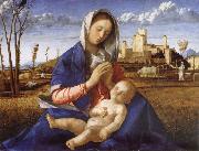 Giovanni Bellini Madonna in the Meadow oil painting